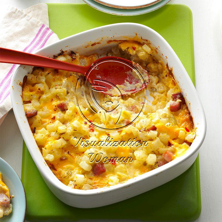 Ham & Cheese Potato Casserole