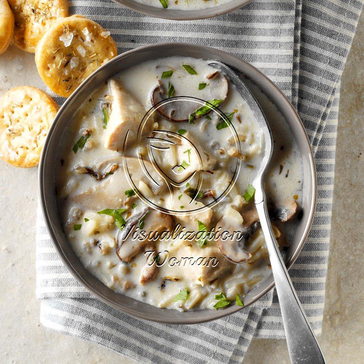 Cream of Turkey and Wild Rice Soup