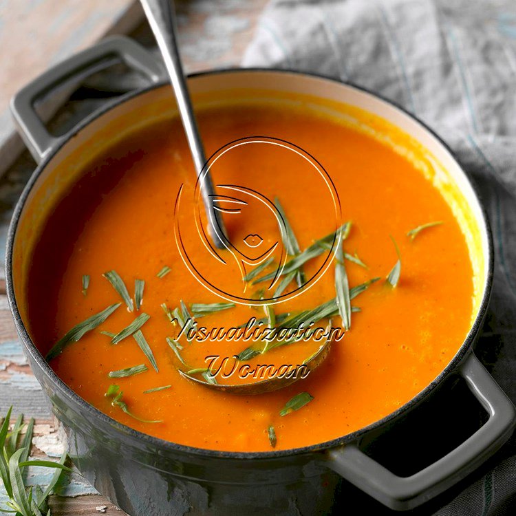 Carrot Soup with Orange & Tarragon