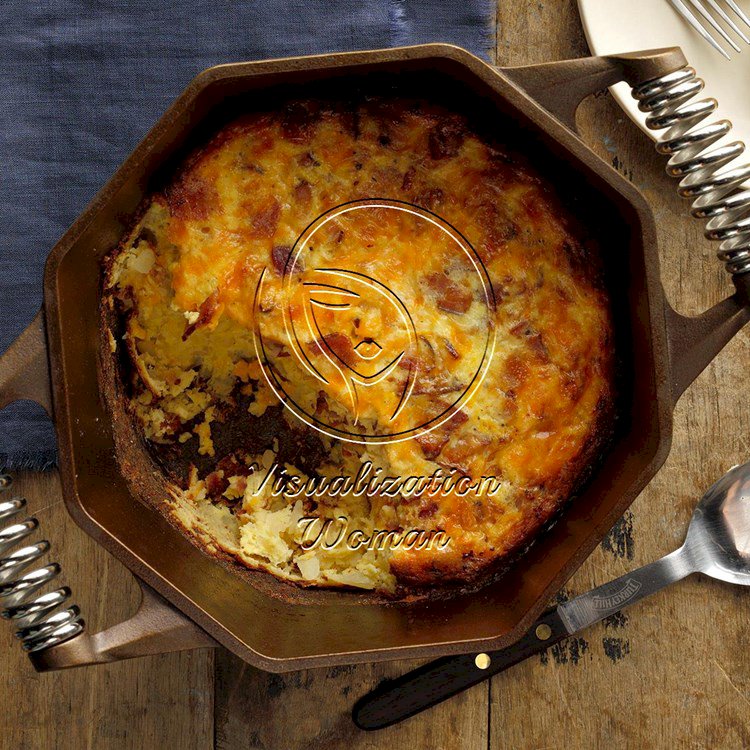 Dutch Oven Cheesy Bacon & Eggs