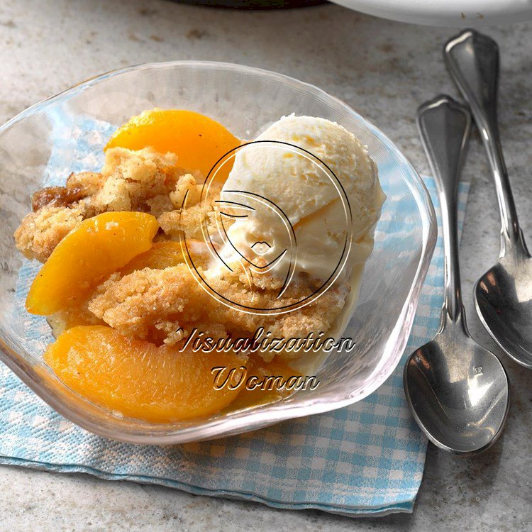 Peach Crumble Dessert