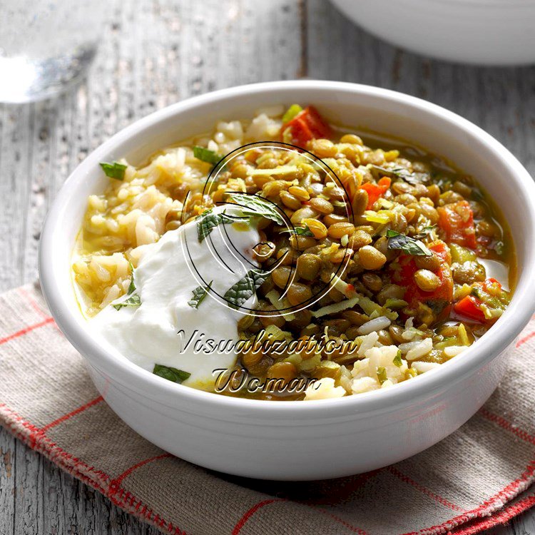 Coconut Lentils with Rice
