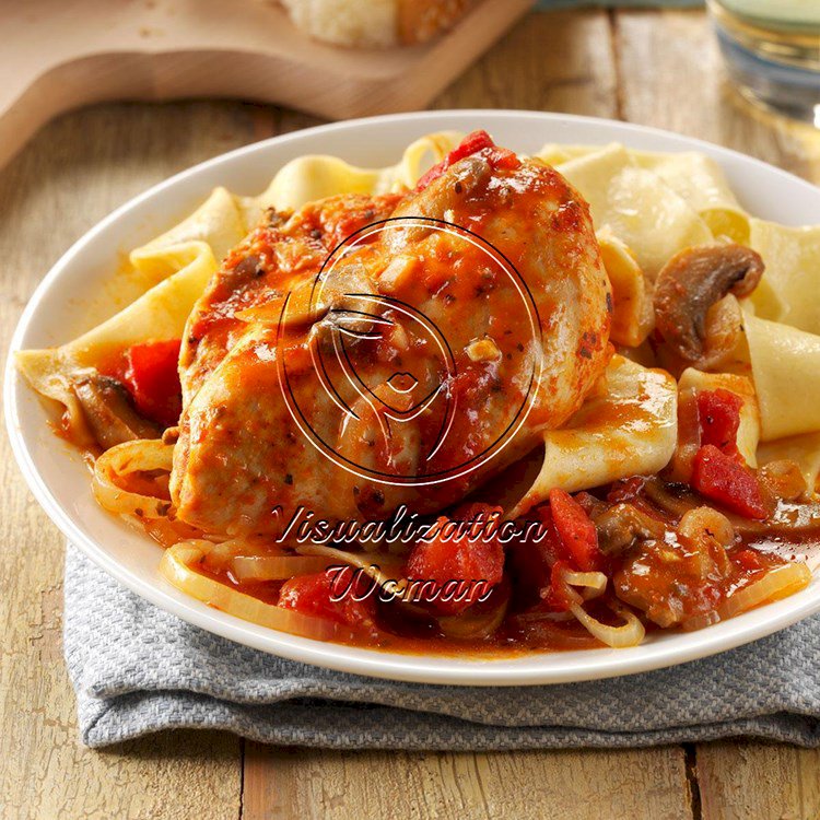 Pressure-Cooker Chicken Cacciatore