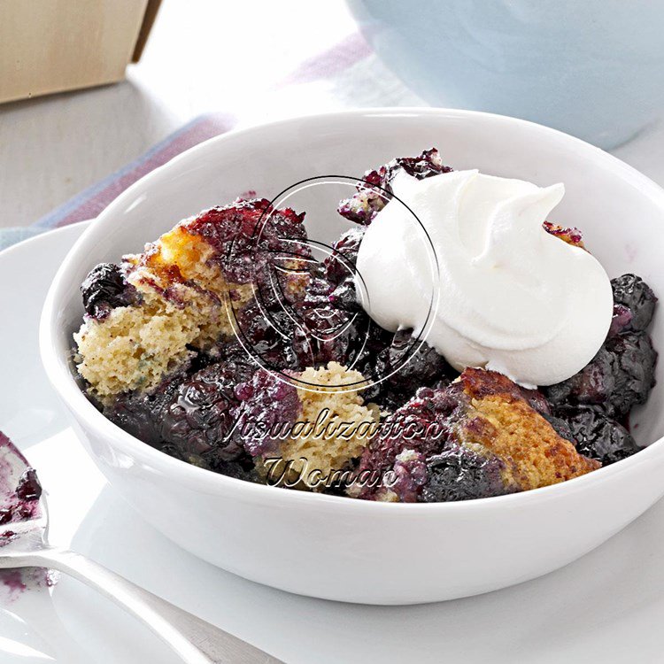 Pressure-Cooker Black and Blue Cobbler