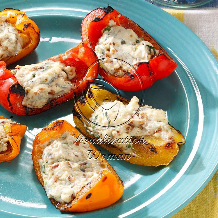 Blue Cheese & Bacon Stuffed Peppers
