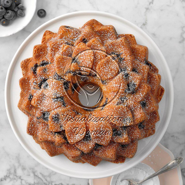 Blueberries and Cream Coffee Cake