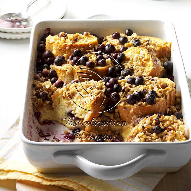 Blueberry Crunch Breakfast Bake