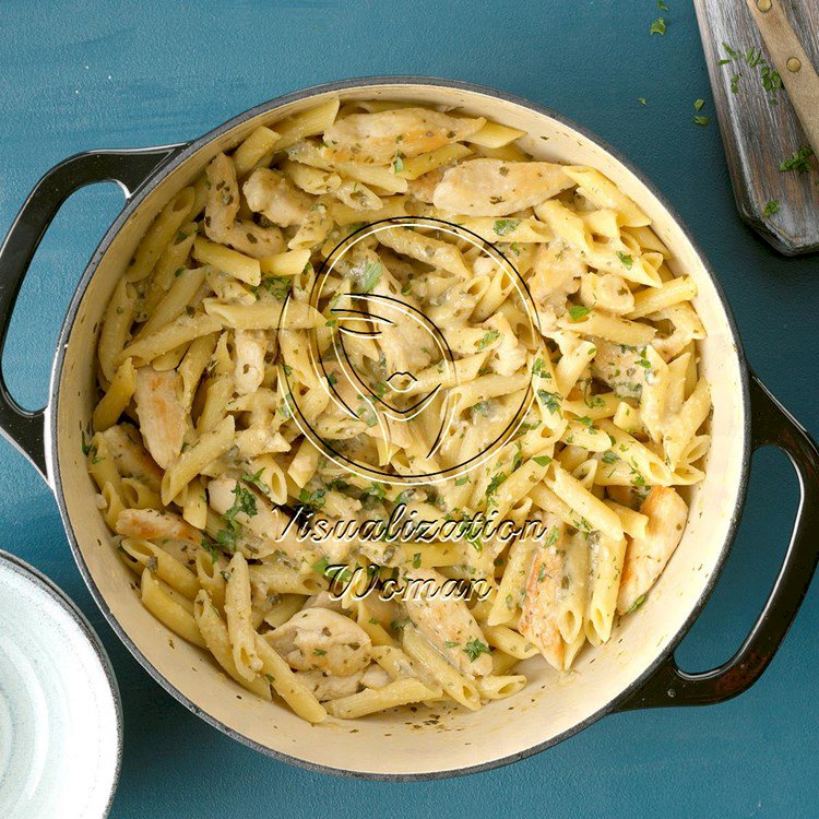 Delish Pesto Pasta with Chicken Marsala