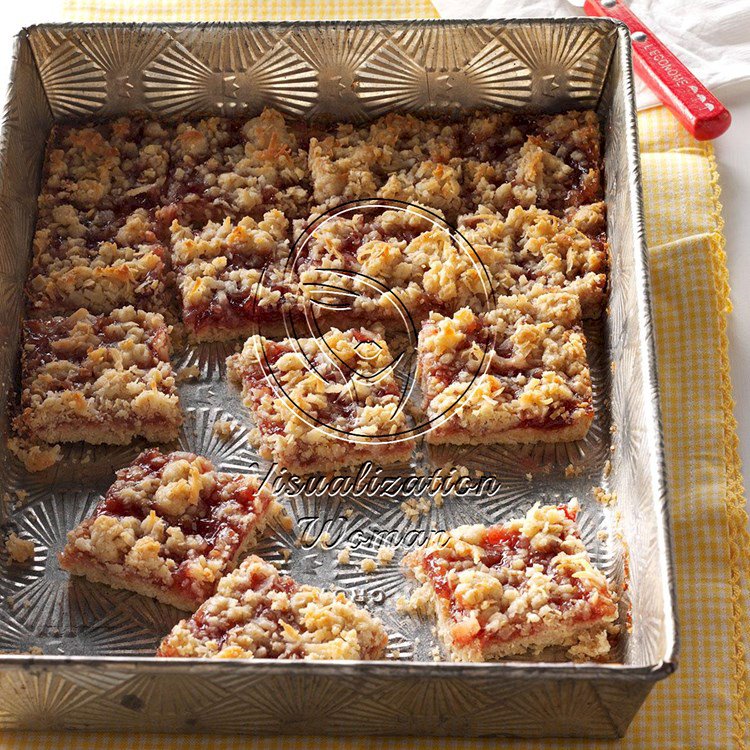 Strawberry Oatmeal Bars