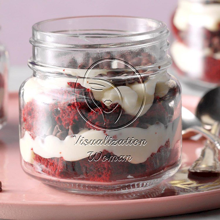 Red Velvet Jar Cake