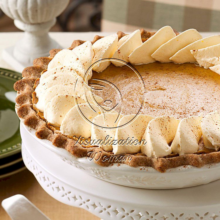 Spiced Pumpkin Custard Pie