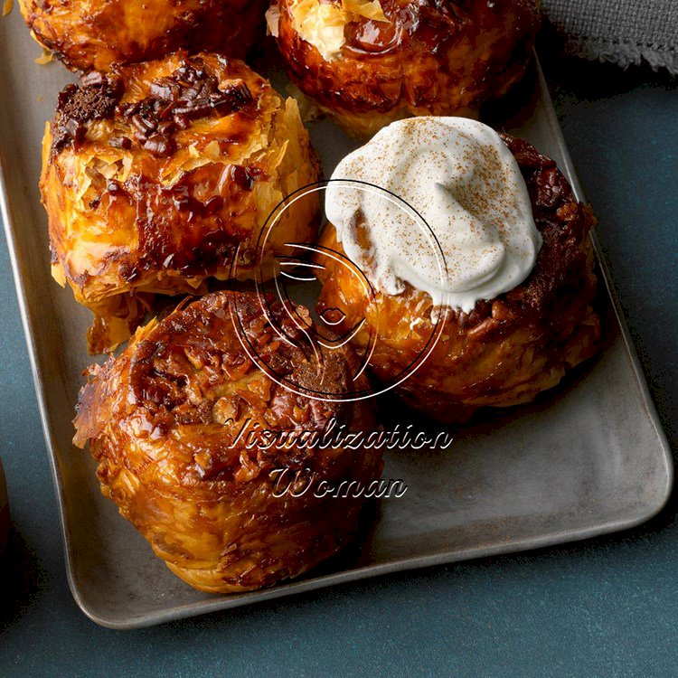 Upside-Down Pumpkin Pecan Tarts