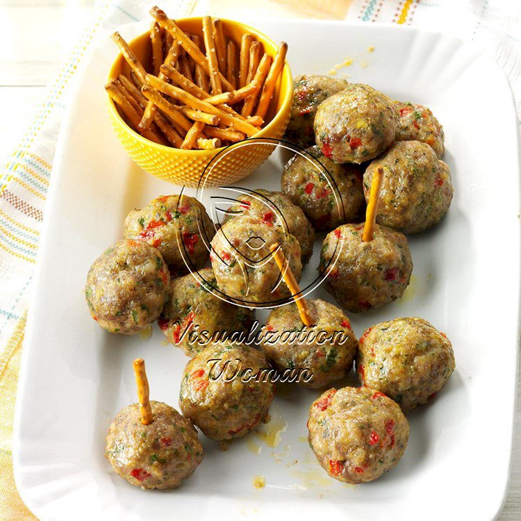Air-Fryer Rosemary Sausage Meatballs