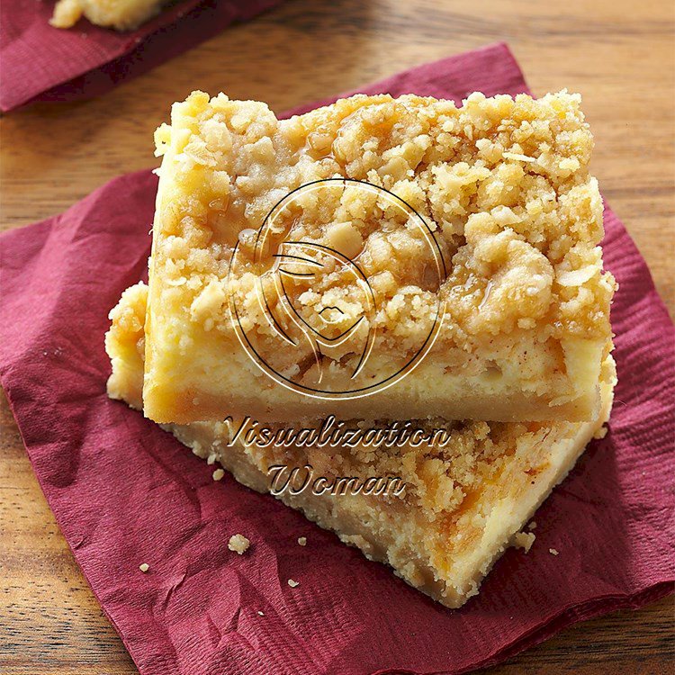 Apple Caramel Cheesecake Bars