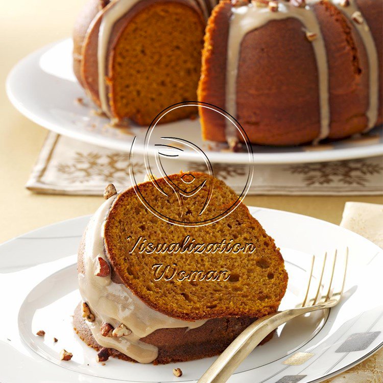 Pumpkin Spice Cake with Maple Glaze