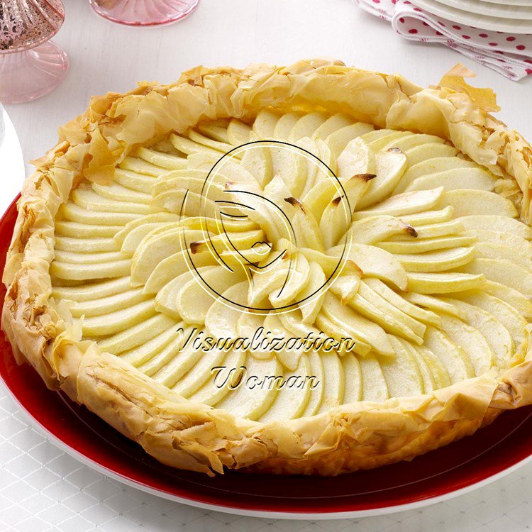 Apple Frangipane Phyllo Tart