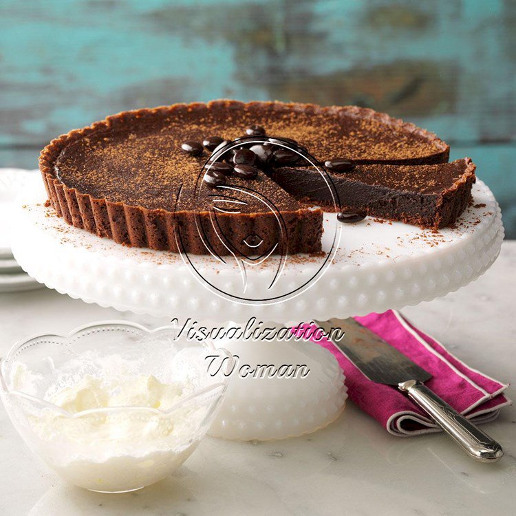 Dark Chocolate Truffle Tart