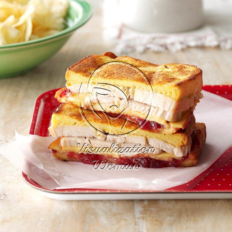 Turkey-Cranberry Monte Cristo