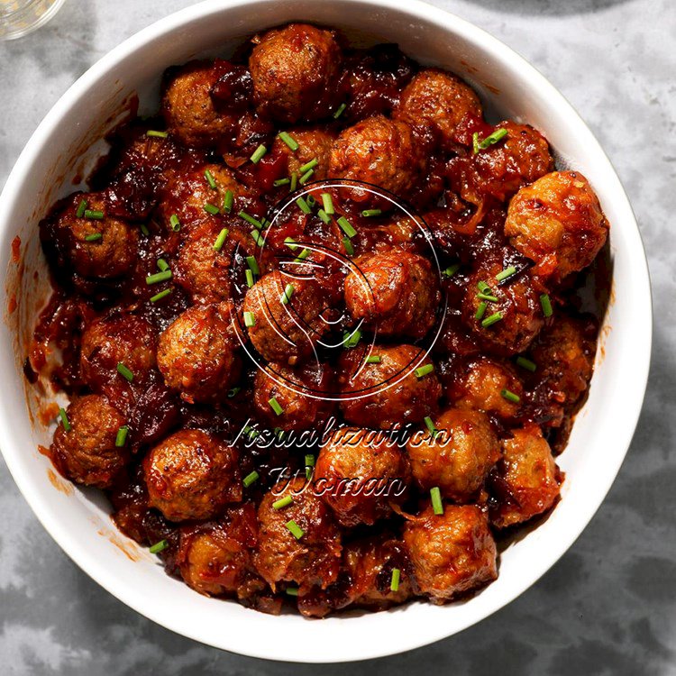 Cranberry Sauerkraut Meatballs