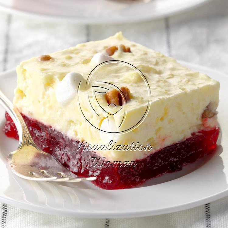 Layered Cranberry Gelatin Salad