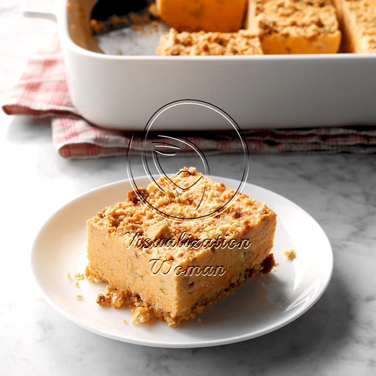 Frosty Ginger Pumpkin Squares