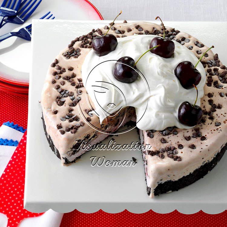 Chocolate-Cherry Ice Cream Cake