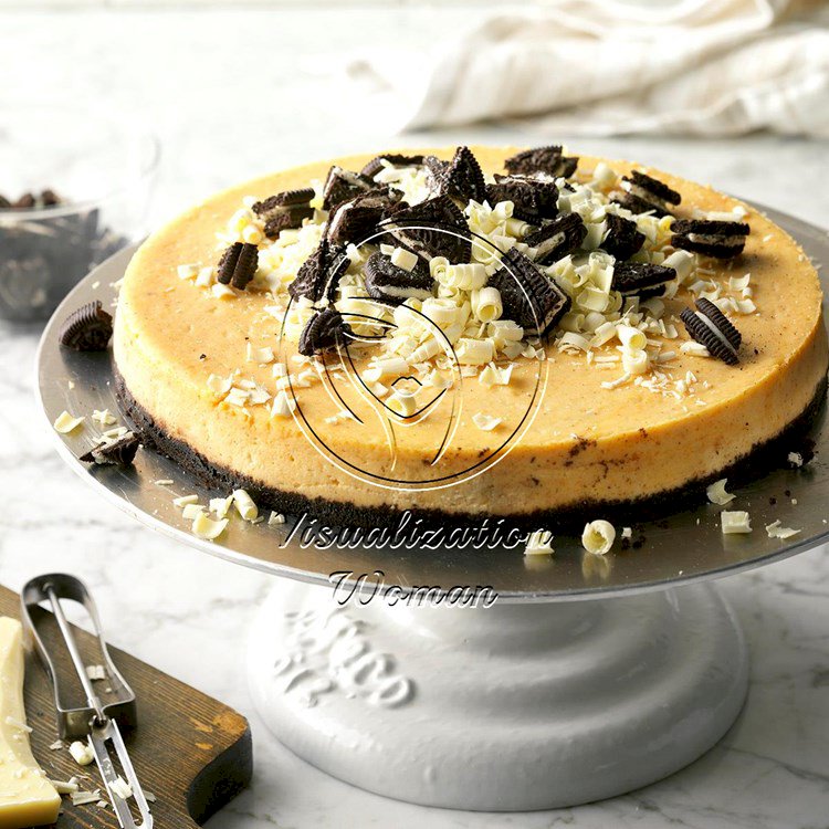 White Chocolate Pumpkin Cheesecake