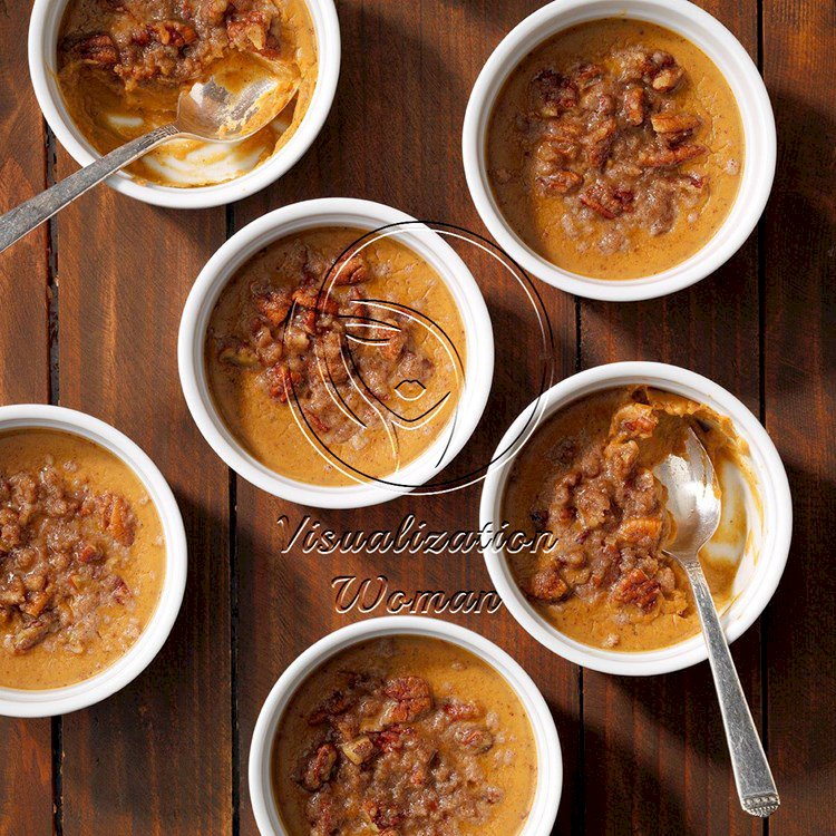 Pumpkin Pecan Custard