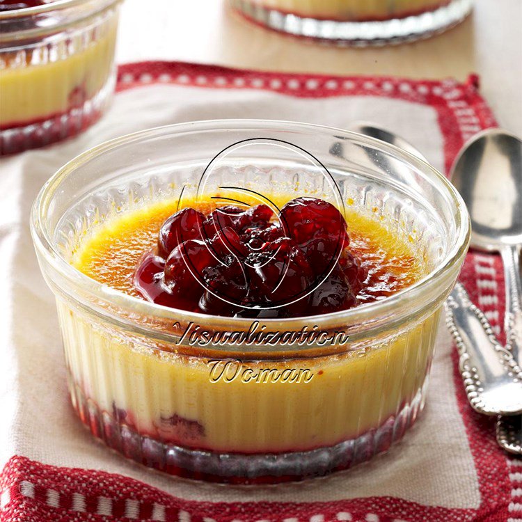 Cranberry Creme Brulee