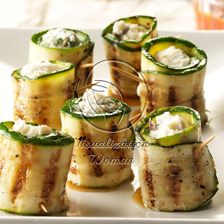 Zucchini & Cheese Roulades