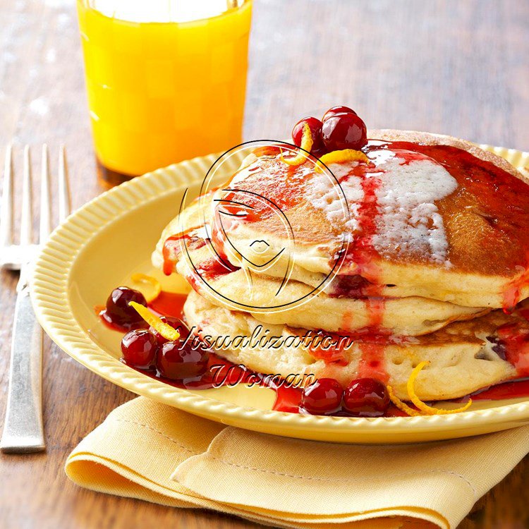 Cranberry Orange Pancakes