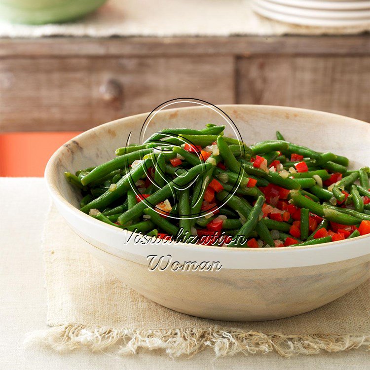 Green Beans with Peppers