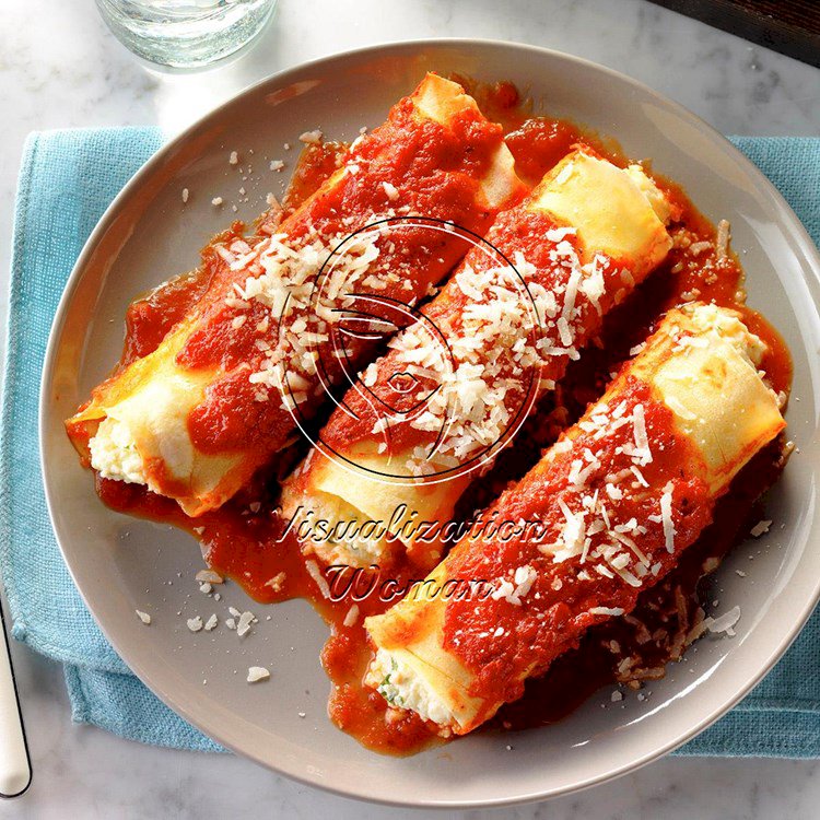 Homemade Manicotti