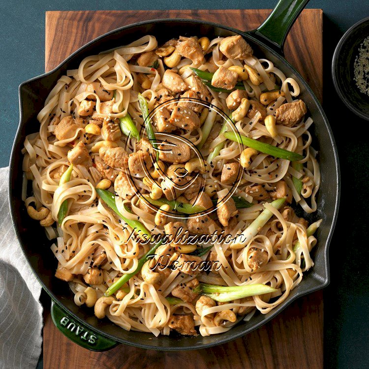 Cashew Chicken with Noodles