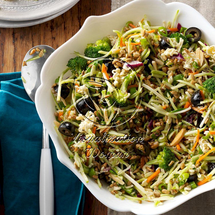 Nutty Broccoli Slaw