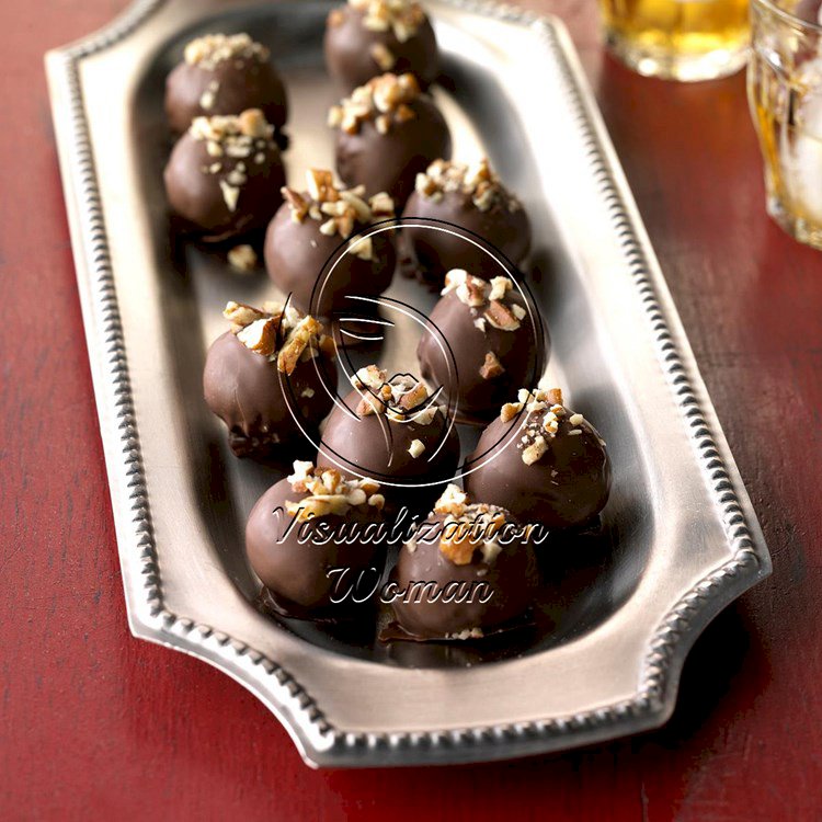 Dark Chocolate Bourbon Balls