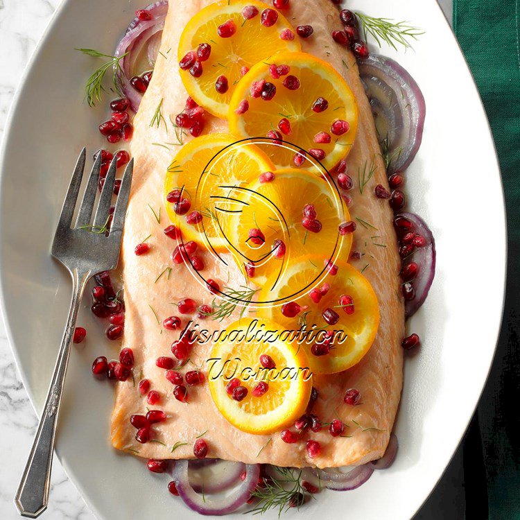 Orange Pomegranate Salmon