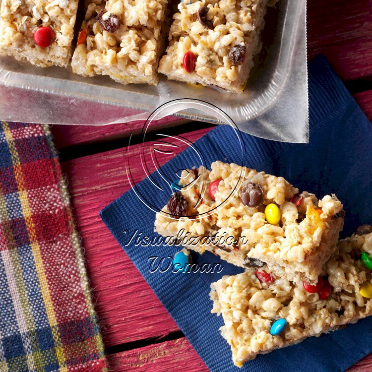 No-Bake Cereal Cookie Bars