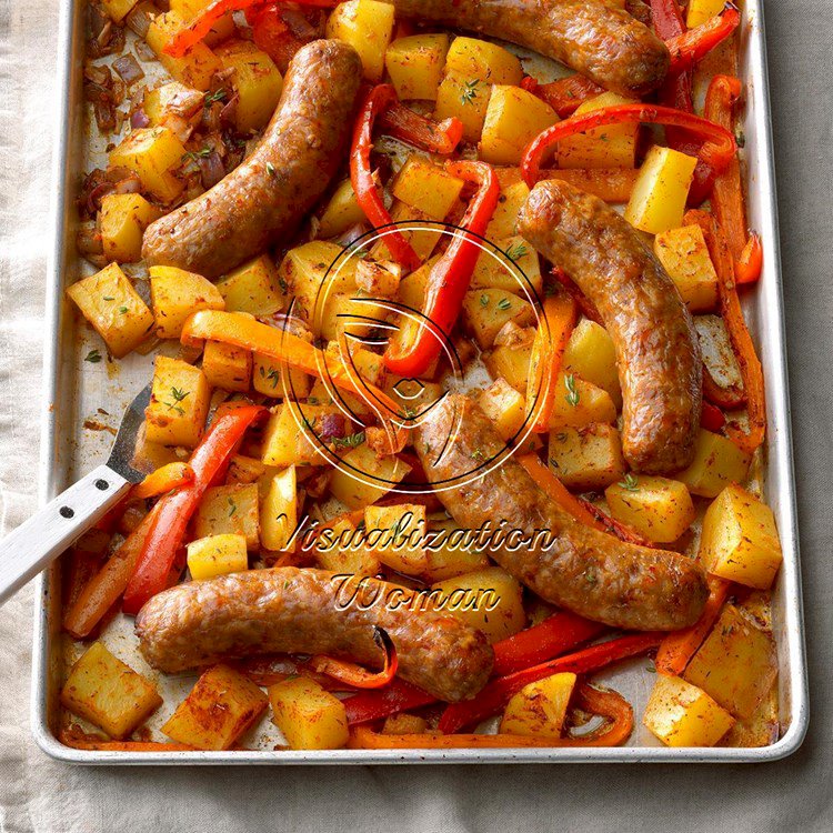 Potato and Pepper Sausage Bake