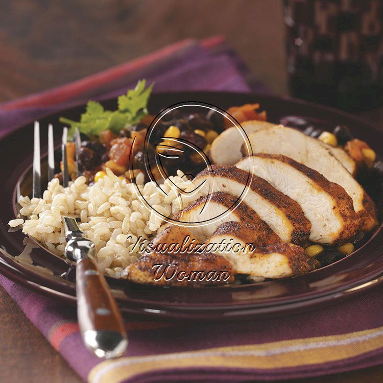 Black Bean Chicken with Rice for Two