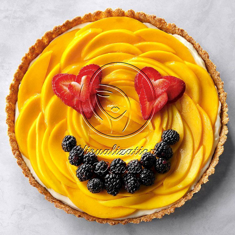 Mango Cream Tart