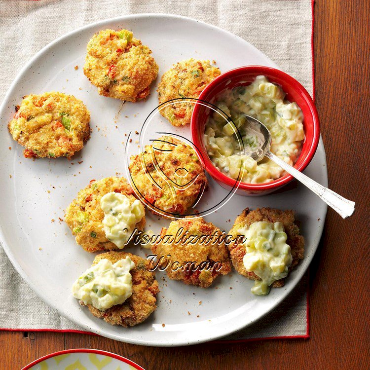 Air-Fryer Wasabi Crab Cakes