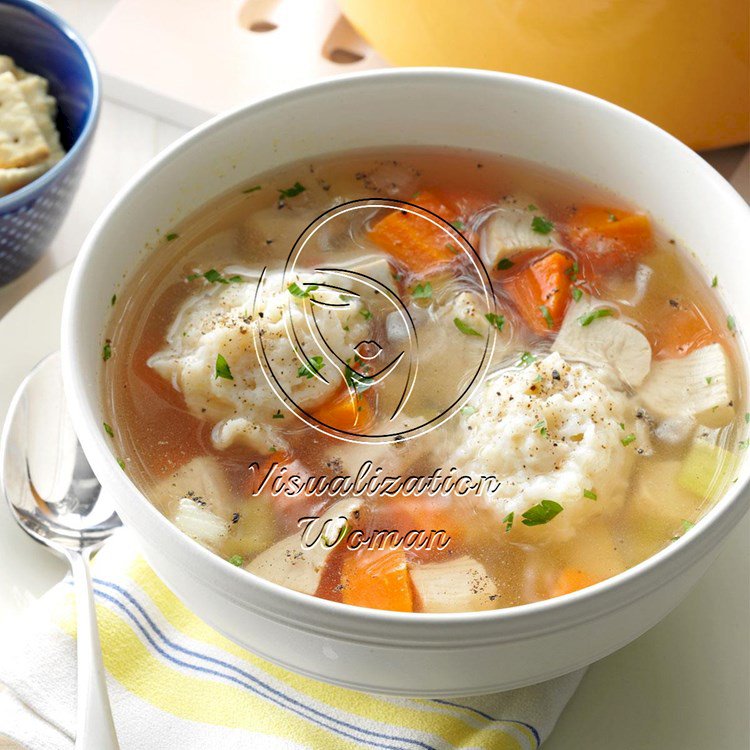 Healthy Chicken Dumpling Soup