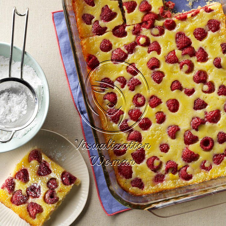 Raspberry Custard Kuchen