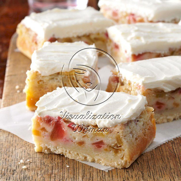 Rhubarb Custard Bars