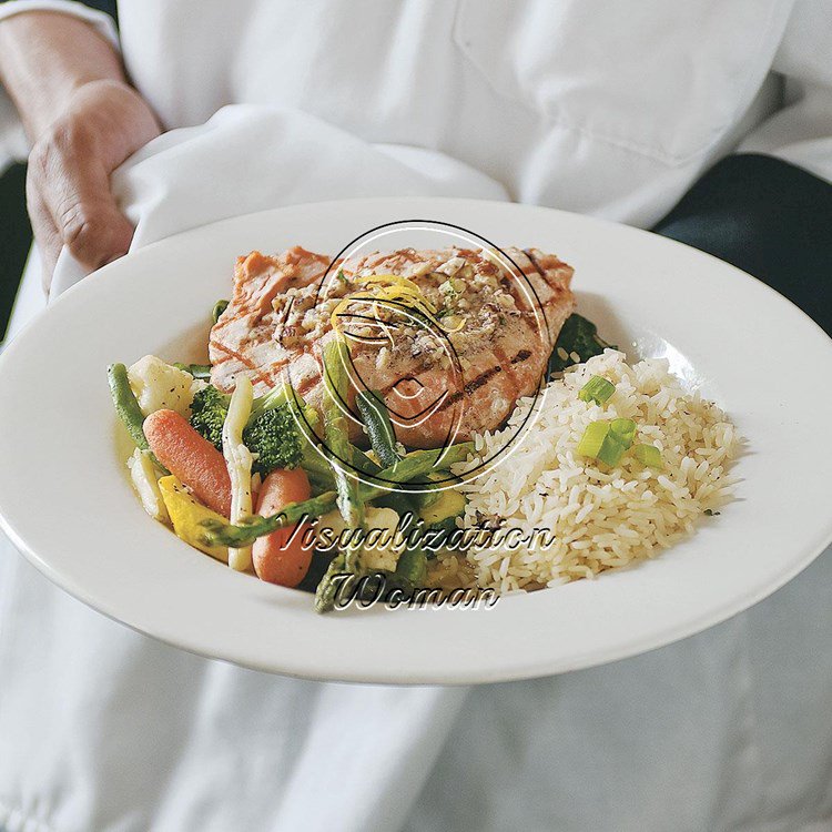 Wild Salmon with Hazelnuts Over Spinach