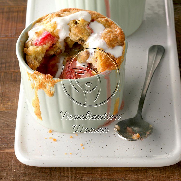 Pecan Strawberry Rhubarb Cobbler