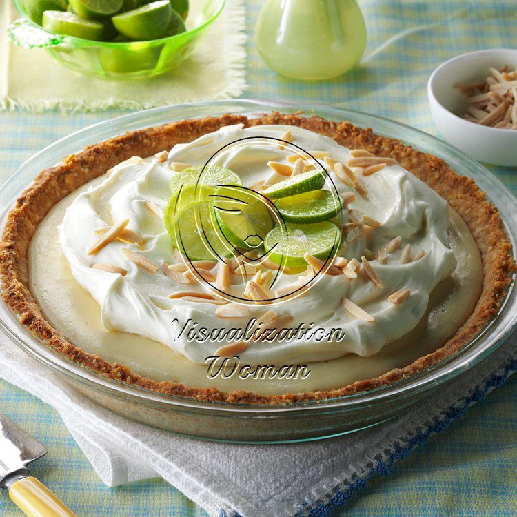 Marshmallow-Almond Key Lime Pie