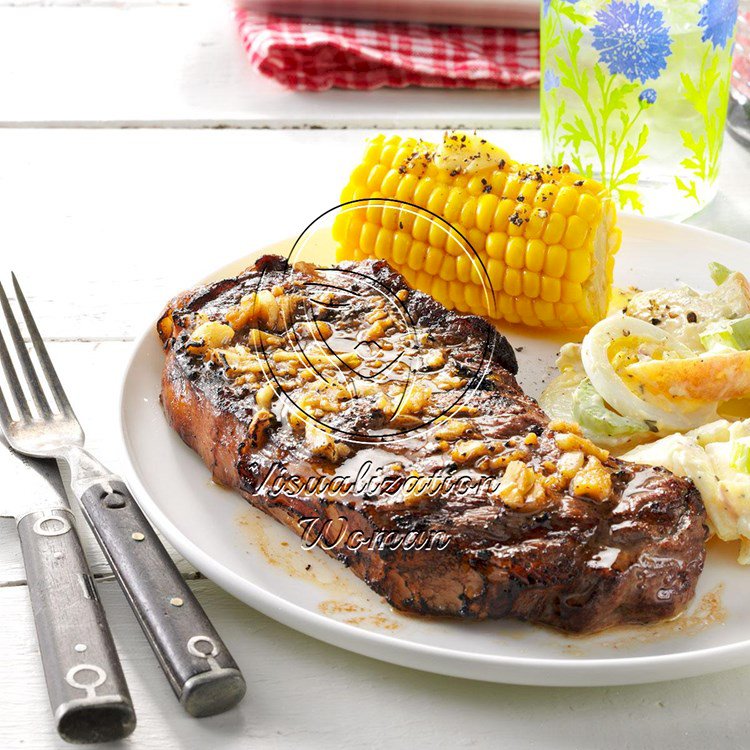 Garlic Grilled Steaks