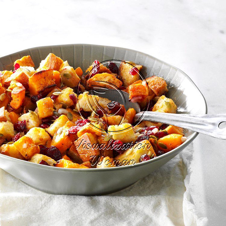 Roasted Butternut Squash Panzanella